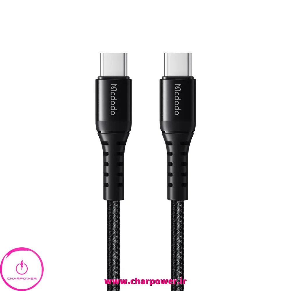  قیمت کابل شارژ Type-C به Type-C طول 1 متر مک دودو Mcdodo مدل CA-5641 توان 60 وات 