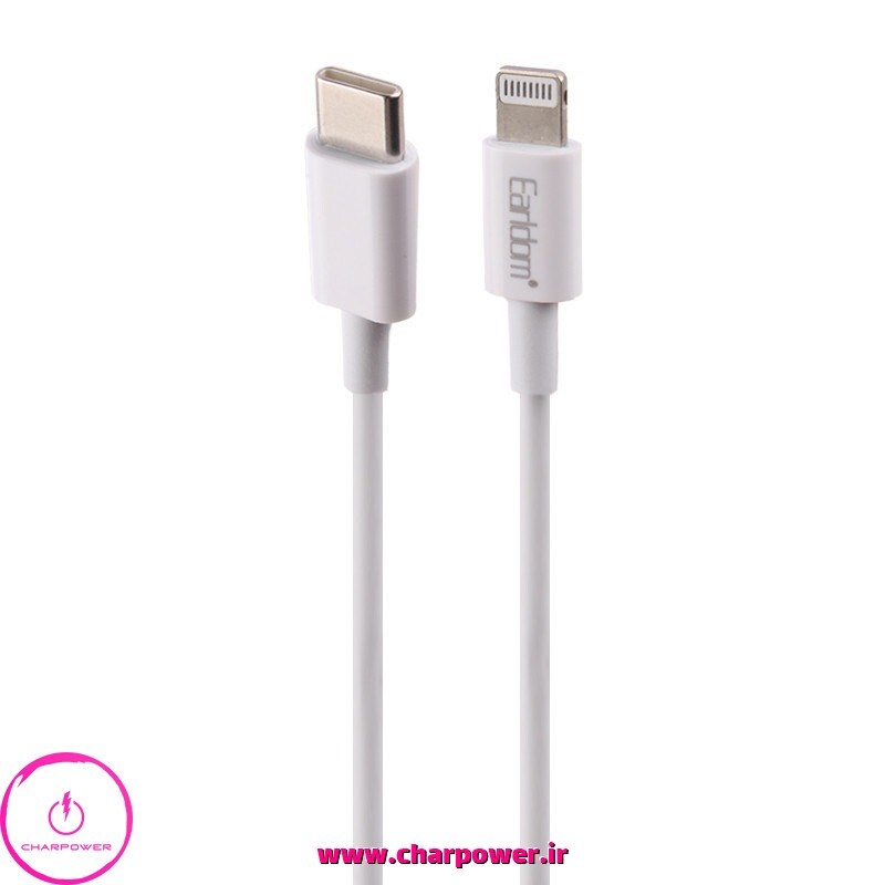  کابل شارژ Type-C به Lightning طول 100 سانتی متر ارلدام Earldom مدل EC-166i 