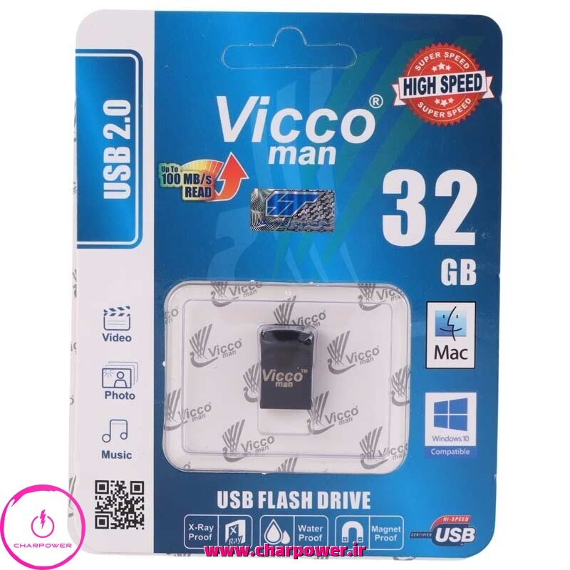  خرید فلش مموری ویکومن ViccoMan مدل VC270s نسخه USB 2.0 ظرفیت 32 گیگابایت 