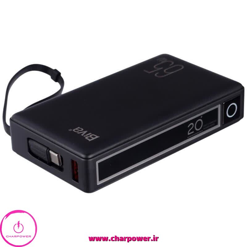  پاوربانک بیوا Biva مدل BP-025 ظرفیت 20000 توان 65 وات چارپاور 