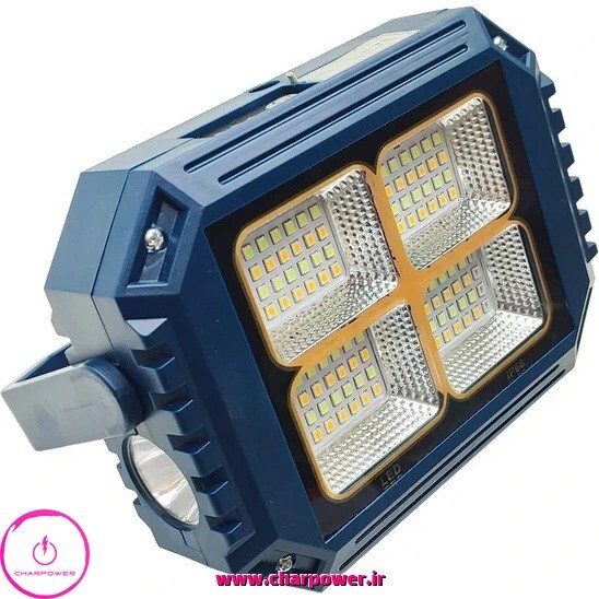  خرید پاوربانک و پروژکتور خورشیدی سیار شارژی HG-D03 
