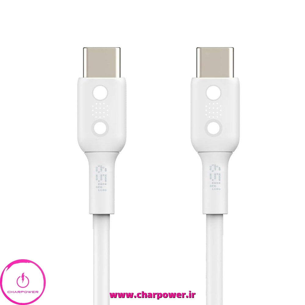  کابل شارژ Type-C به Type-C طول 1 متر سی ام اف CMF مدل C351 توان 65 وات 