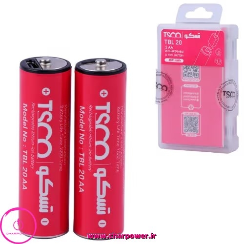  باتری قلمی قابل شارژ تسکو TSCO مدل TBL 20 AA 830mAh 