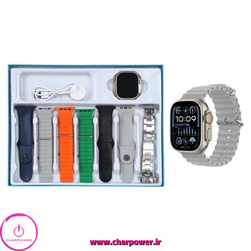  ساعت هوشمند Teket مدل TK-W80 Ultra 3 + هفت بند اضافه 