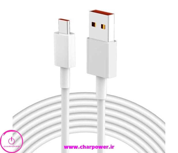  فروش کابل شارژ USB-A به Type-C طول 100 سانتی متر شیائومی Xiaomi مدل USB-A To Type-C 6A توان 67 وات سر جعبه/ سر کارتن 