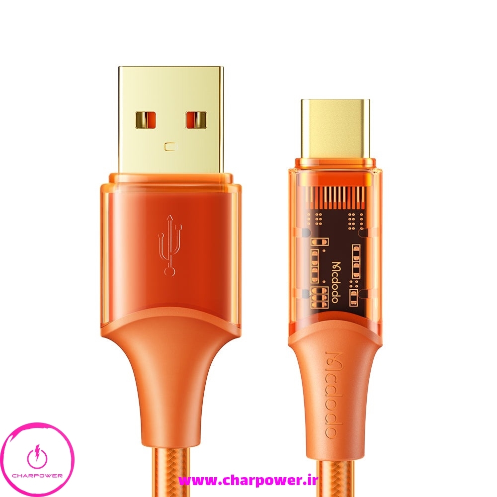  خرید کابل شارژ USB-A به Type-C طول 1.2 متر مک دودو Mcdodo مدل CA-209 توان 100 وات 