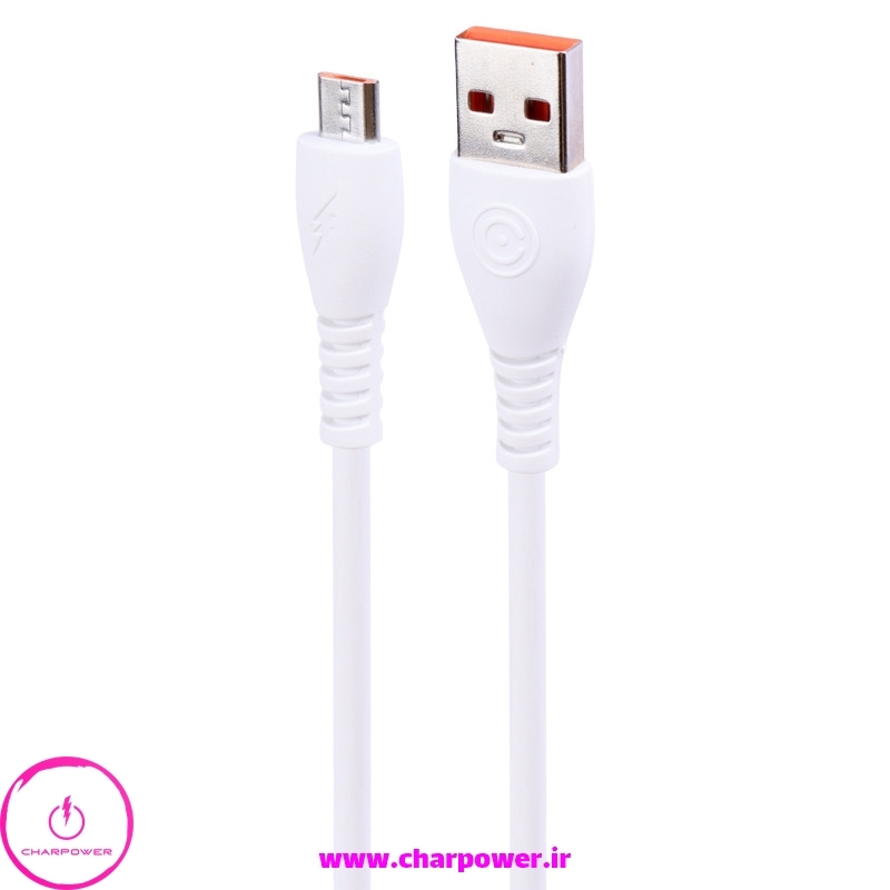  خرید کابل شارژ USB به Micro USB طول 88 سانتی متر کی زا Caza مدل X01 توان 66 وات 