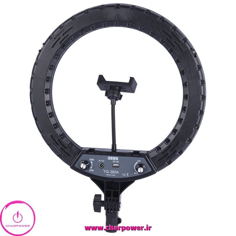  فروش رینگ لایت 14 اینچ زئوس Zeus مدل YQ-360A 