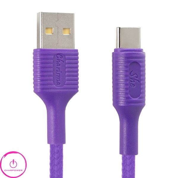  قیمت کابل شارژ USB-A به Type-C طول 120 سانتی متر شی کاریزما SheCharisma مدل SABA 