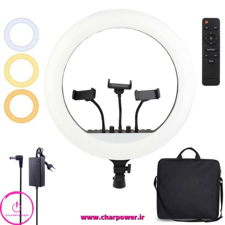 رینگ لایت 18 اینچ مدل M45 JL-F388 توان 70 وات