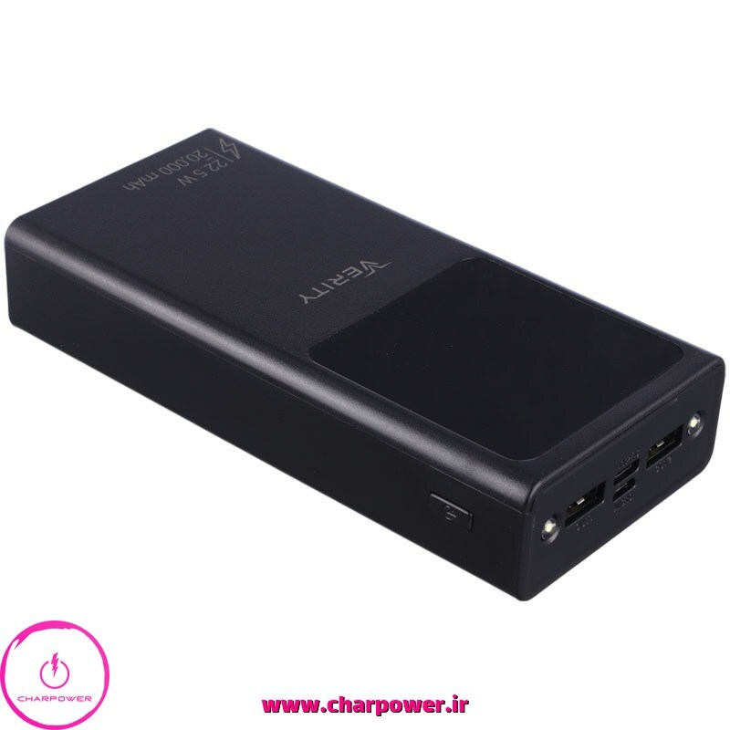  خرید پاوربانک وریتی Verity مدل v-ph152w-pd ظرفیت 20000 توان 22.5 وات 