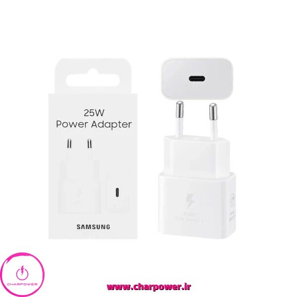  قیمت شارژر دیواری سامسونگ Samsung مدل T2510 توان 25 وات اورجینال 