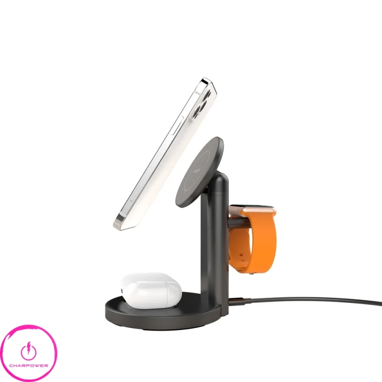 شارژر بی سیم چندکاره موکسوم Moxom مدل MX-HC119 WL توان 15W