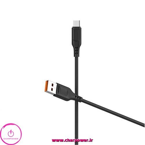  کابل شارژ USB به Micro USB طول 100 سانتی متر دنمن denmen مدل D01V جریان 2.4 آمپر 