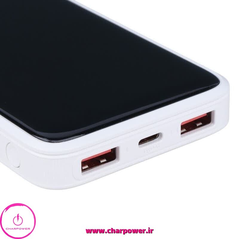  پاوربانک هترون Hatron مدل HPB1055G ظرفیت 10000 توان 22.5 وات چارپاور 