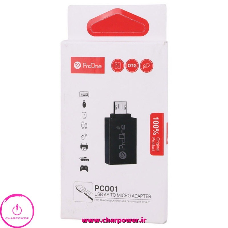  خرید مبدل USB-A به microUSB پرووان ProOne مدل PCO01 