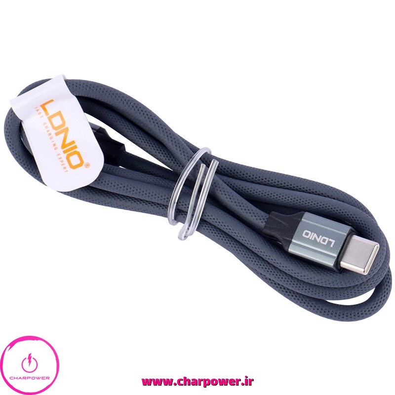  قیمت کابل شارژ Type-C به Type-C طول 100 سانتی متر الدینیو LDNIO مدل LC441c 