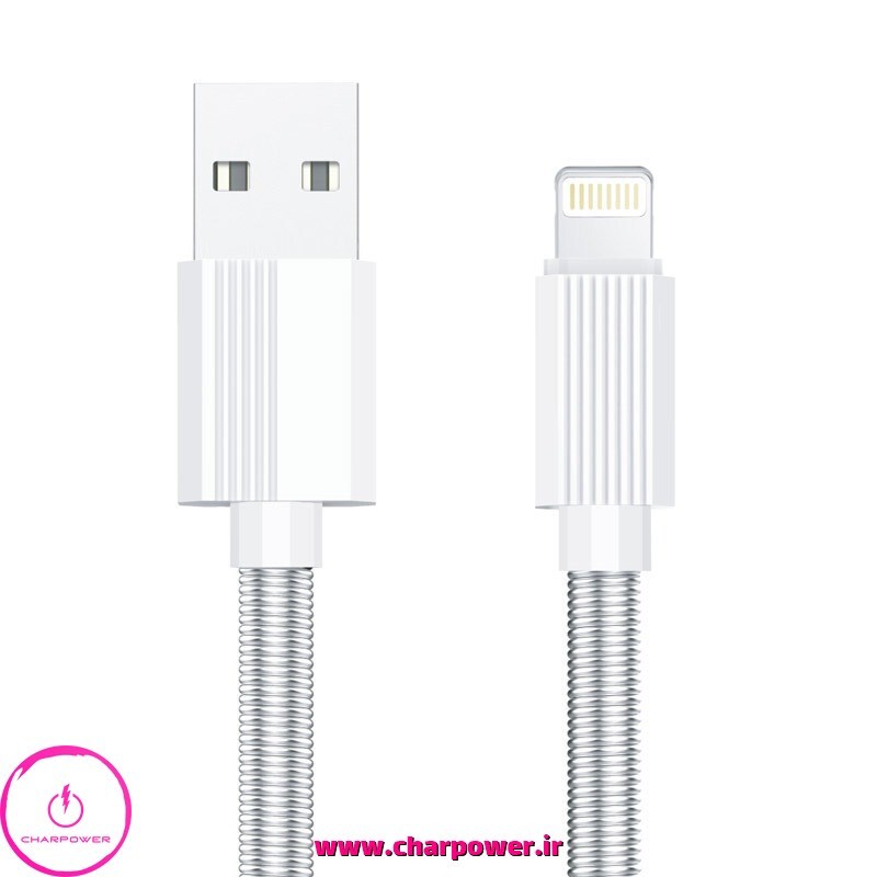  کابل شارژ USB-A به Lightning طول 120 سانتی متر بیوا Biva مدل C-19l جریان 3 آمپر 