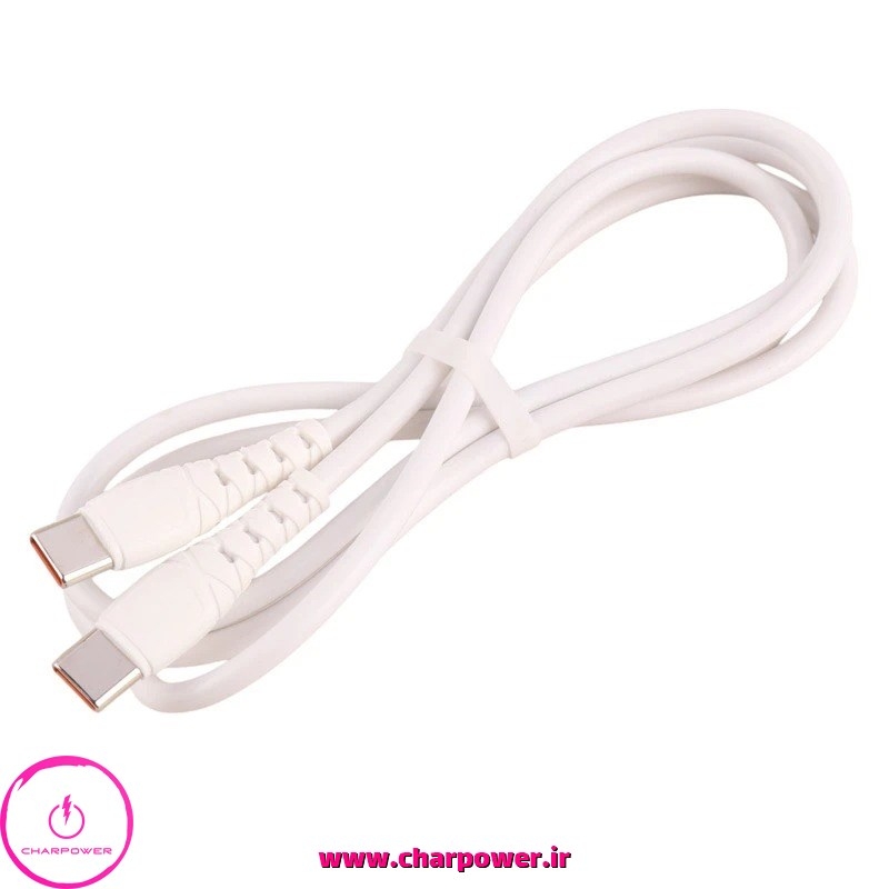  خرید کابل شارژ Type-C به Type-C طول 110 سانتی متر شوش SHOOSH مدل SH280C جریان 6 آمپر 