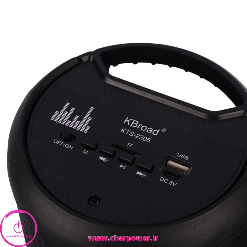  فروش اسپیکر بلوتوثی کی برود KBroad مدل KTS-2205 + میکروفون 