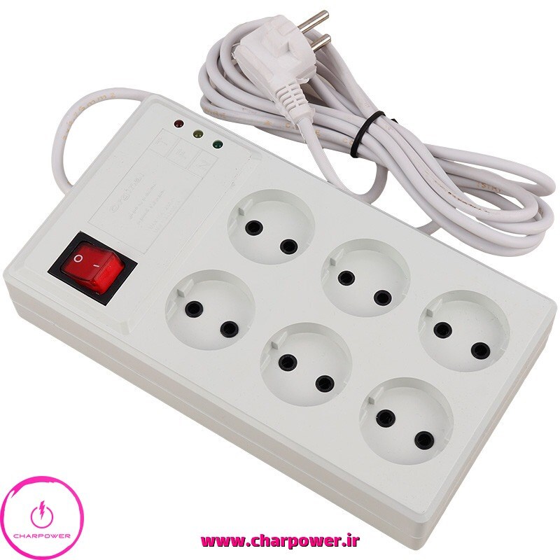  فروش محافظ برق کامپیوتر 6 خانه اورجینال با کابل 3 متری 
