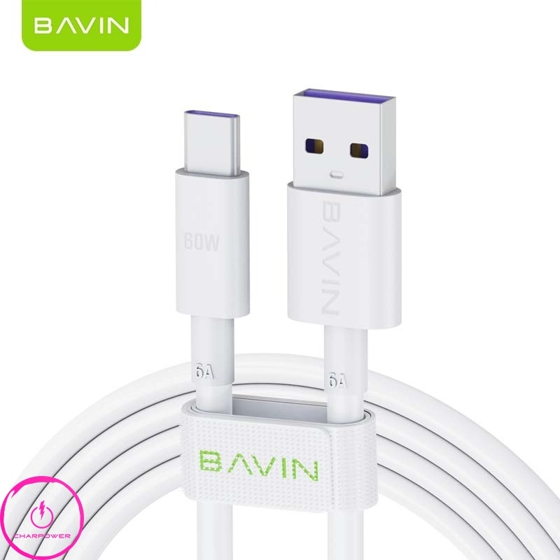  کابل شارژ USB-A به Type-C طول 100 سانتی متر باوین Bavin مدل CB152 