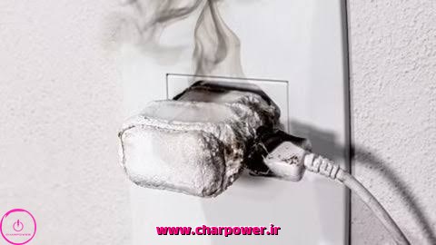علت داغ شدن اداپتور شارژ گوشی