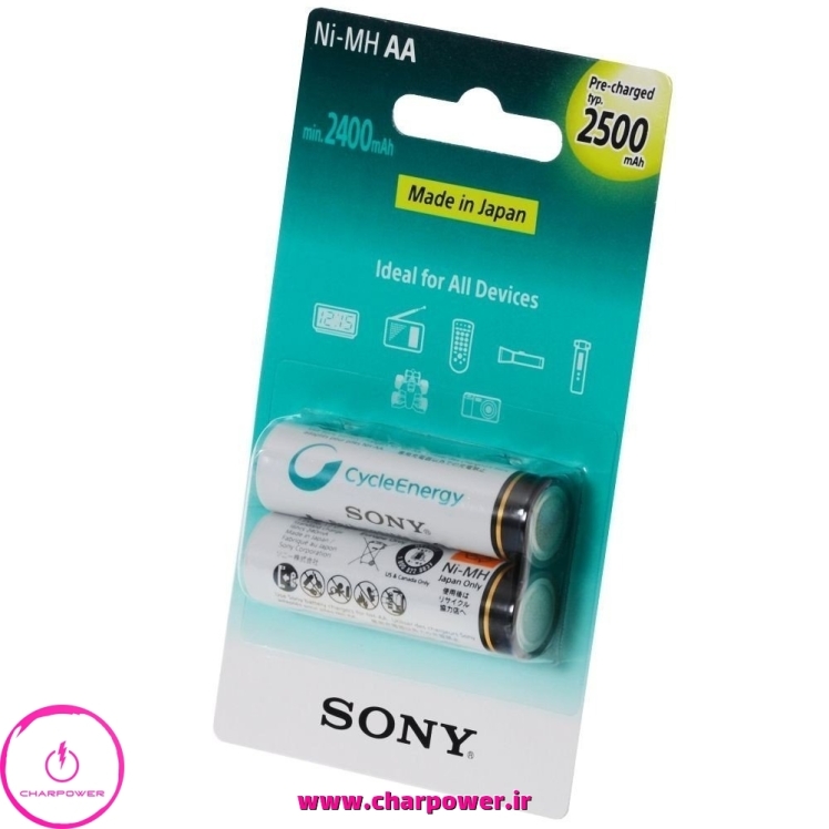 باتری قلمی قابل شارژ سونی Sony مدل NH-AA-B2GN