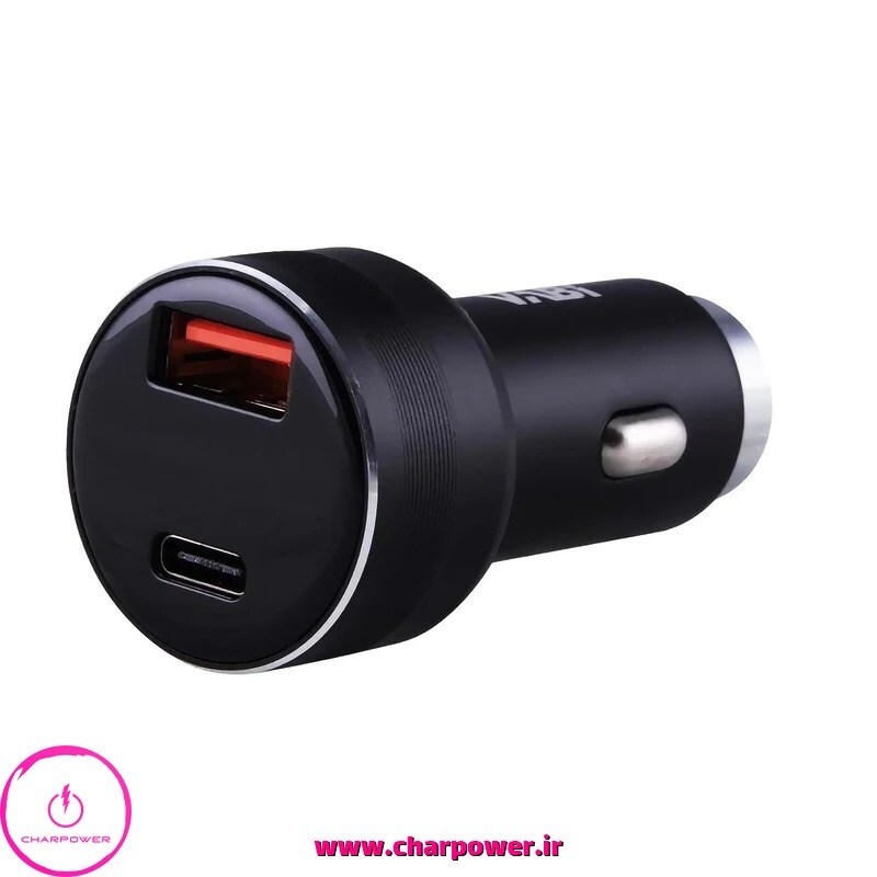  قیمت شارژر فندکی فست شارژ وابی Vabi مدل C11 توان 55 وات 