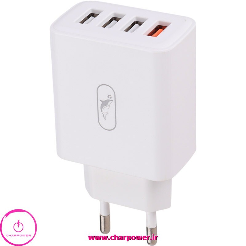  فروش شارژر دیواری اسکای دلفین Sky dolphin مدل SC40 توان 32 وات 