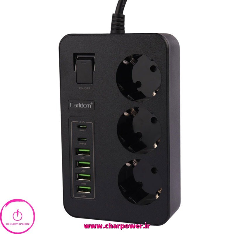  خرید چند راهی و شارژر ارلدام Earldom مدل ES-SC14 توان 3000 وات 