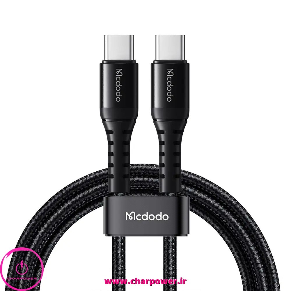  کابل شارژ Type-C به Type-C طول 1 متر مک دودو Mcdodo مدل CA-5641 توان 60 وات 