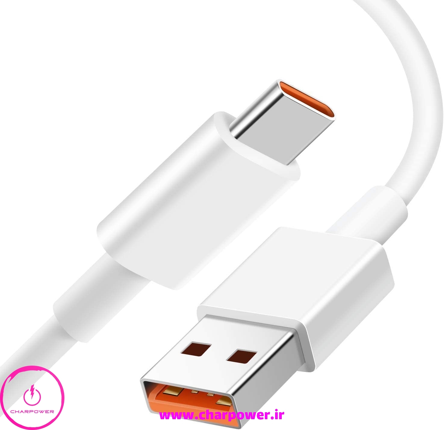  کابل شارژ USB-A به Type-C طول 100 سانتی متر شیائومی Xiaomi مدل USB-A To Type-C 6A توان 120 وات سر جعبه/ سر کارتن 