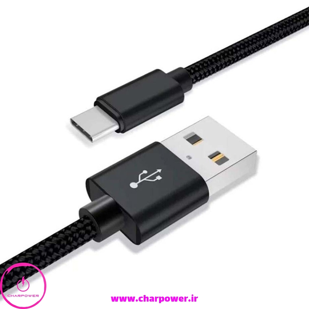  کابل شارژ USB-A به Type-C طول 80 سانتی متر شیائومی Xiaomi مدل USB-A To Type-C 3A توان 25 وات 