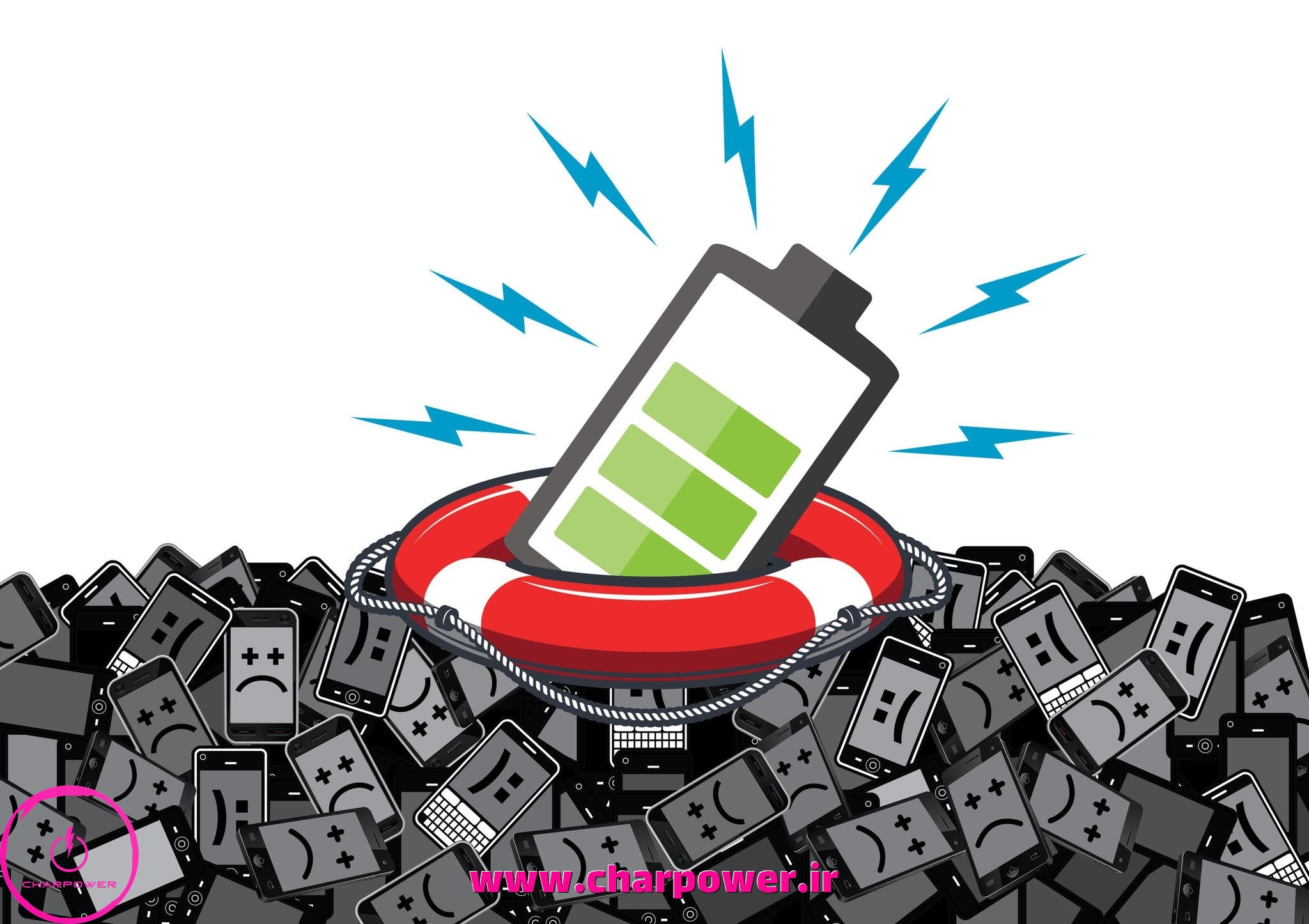 مدیریت بهینه باتری گوشی