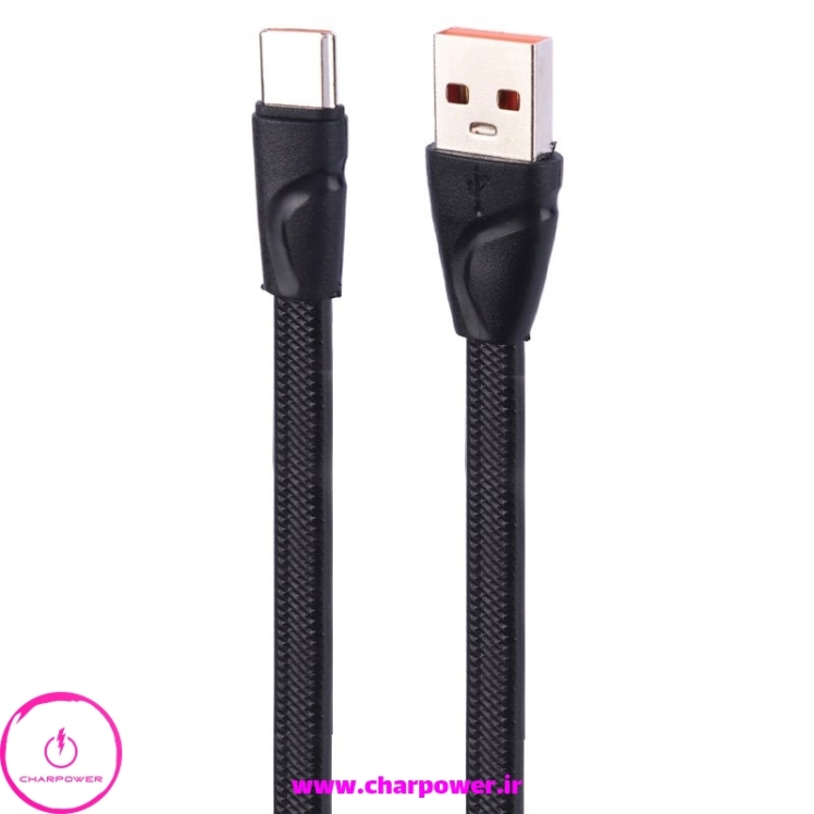 کابل شارژ USB-A به Type-C طول 1.1 متر SHOOSH مدل SH-112c جریان 5 آمپر