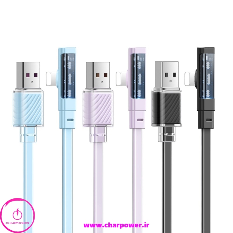 کابل شارژ (یکسر USB A( L به Lightning طول 1.2 متر مک دودو Mcdodo مدل CA-3410 توان 15 وات